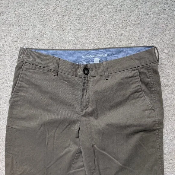 EUC Banana Republic Weekend Chino Women's 8 Slacks Pants Trousers straight leg - Picture 3 of 10